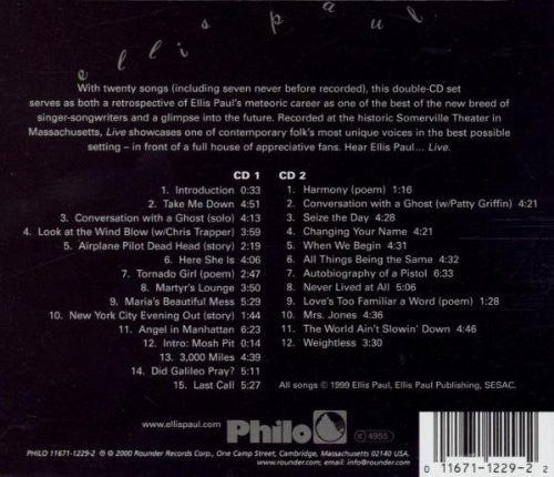 USED 2CD - Ellis Paul – Live