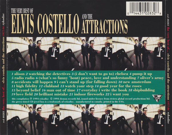 Elvis Costello And The Attractions – The Very Best Of Elvis Costello And The Attractions - USED CD