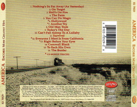 USED CD - America – Encore: More Greatest Hits