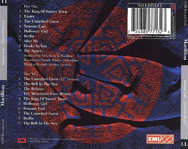 USED 2CD - Marillion – Seasons End