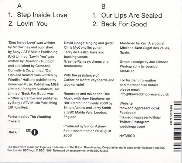 USED CDEP - The Wedding Present – Huw Stephens Session