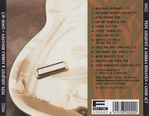 USED CD - Pepe Ahlqvist & Jarkka Rissanen – Good Act