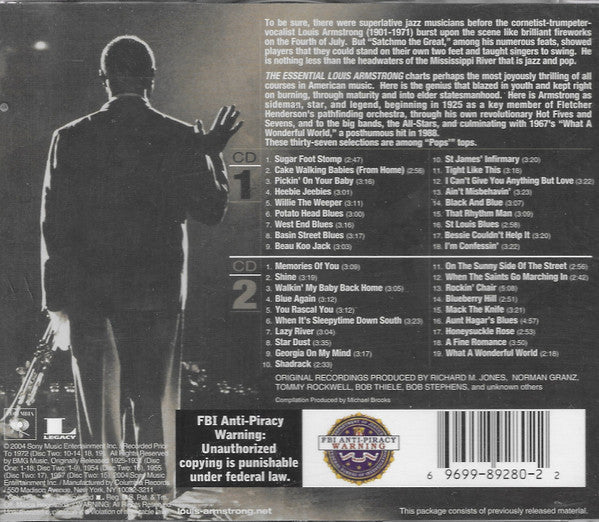 USED 2CD - Louis Armstrong – The Essential Louis Armstrong