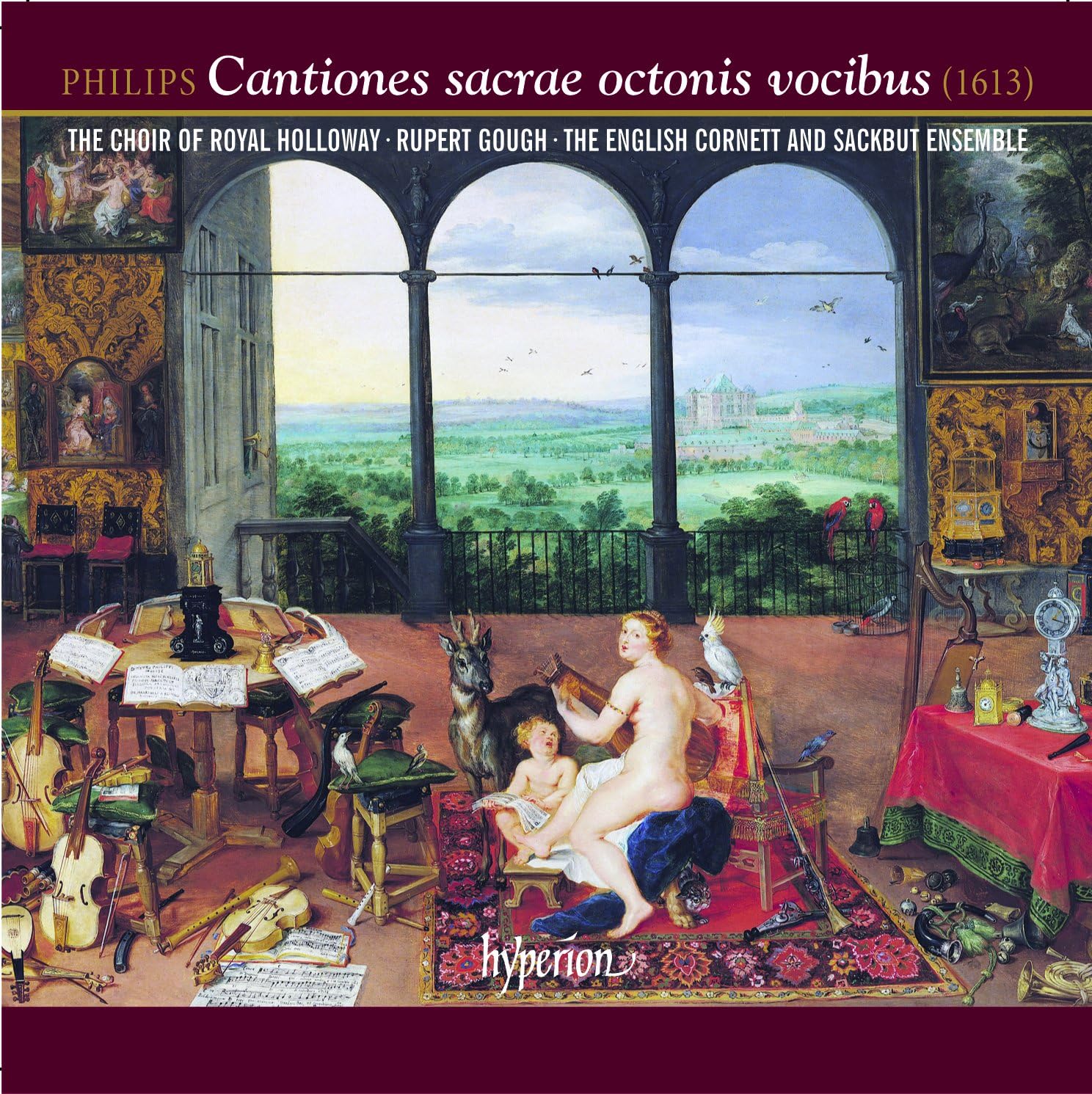 USED CD - Philips / The Choir Of Royal Holloway, Rupert Gough, The English Cornett And Sackbut Ensemble – Cantiones Sacrae Octonis Vocibus (1613)
