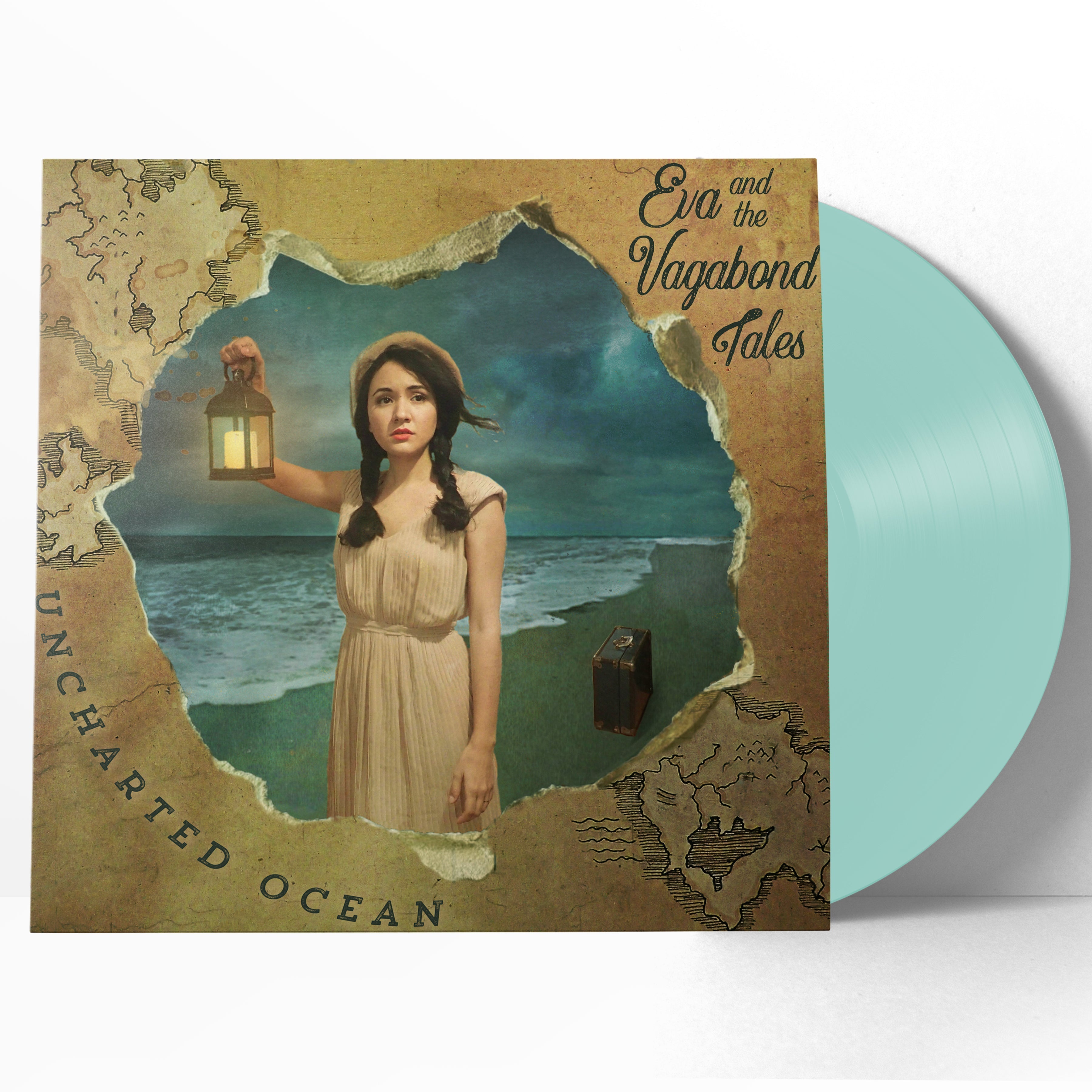 Eva & The Vagabond Tales - Uncharted Ocean (LTD Sea Green VINYL LP Mother West MWMS010819V) | NEW