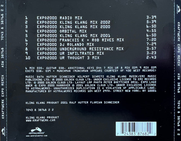 USED CD - Kraftwerk – Expo Remix