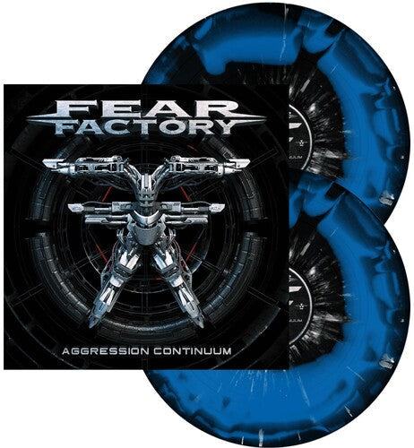 Fear Factory - Aggression Continuum (Black/Blue/White Splatter VINYL 2xLPNuclear Blast NB 5847) | NEW