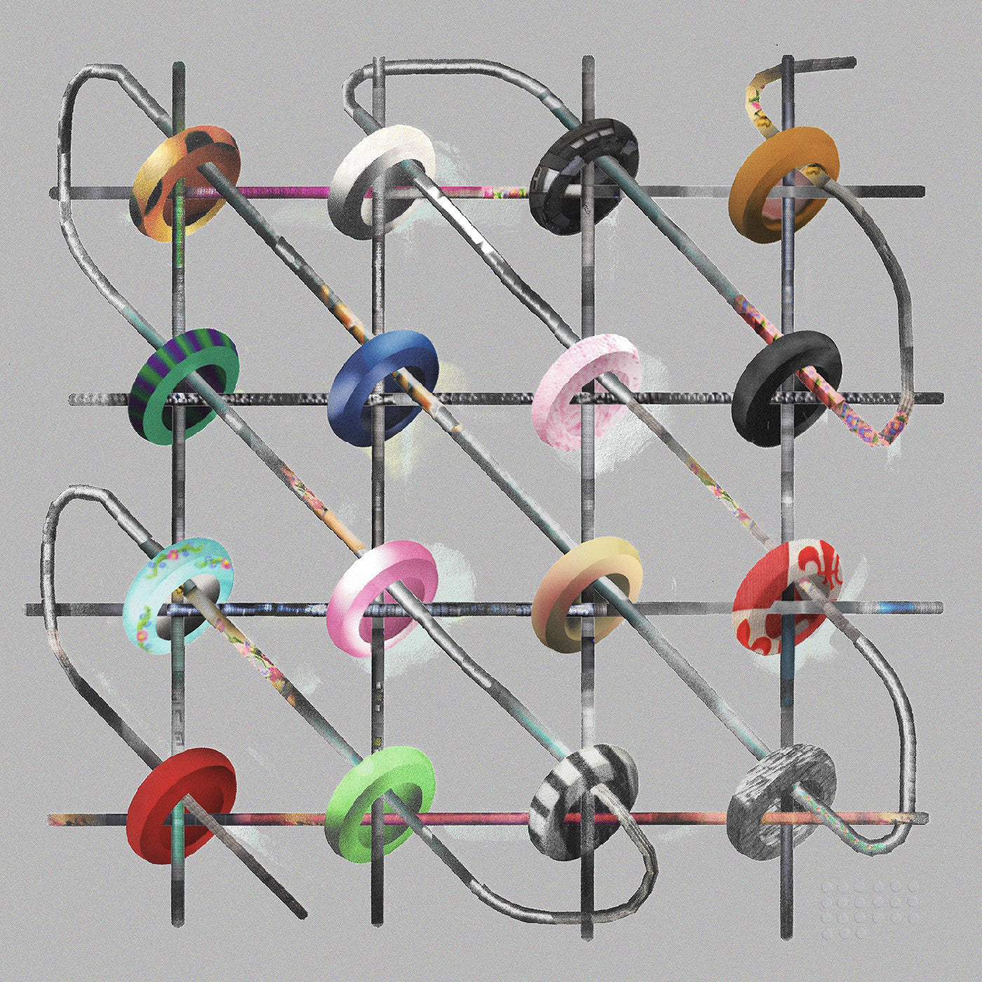 Feeble Little Horse - bitknot (IEX STICKER POSTER METALLIC SILVER VINYL) | NEW Mint (M) Mint (M)