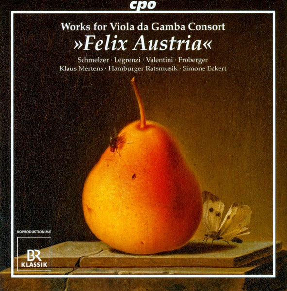 USED CD - Schmelzer · Legrenzi · Valentini · Froberger - Klaus Mertens · Hamburger Ratsmusik · Simone Eckert – »Felix Austria« Works For Viola Da Gamba Consort