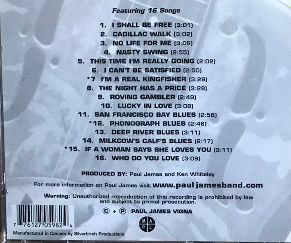 USED CD - Paul James – Acoustic Blues