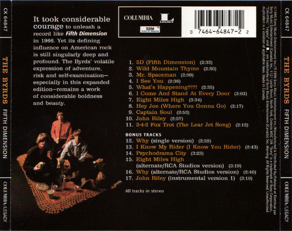 USED CD - The Byrds – Fifth Dimension
