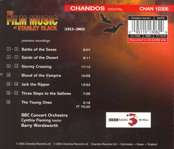 USED CD - Stanley Black, BBC Concert Orchestra, Barry Wordsworth – The Film Music Of Stanley Black