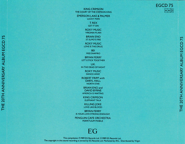 USED CD - Various – The 20th Anniversary Album