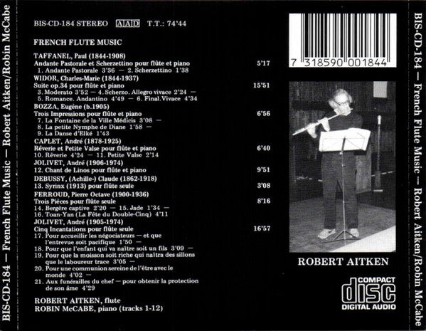 USED CD - Robert Aitken / Robin McCabe – French Flute Music