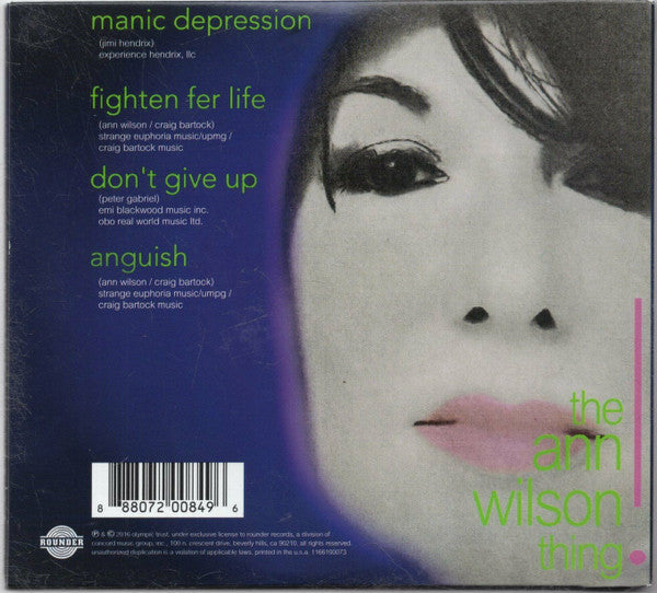 USED CD - The Ann Wilson Thing! – #2 Focus