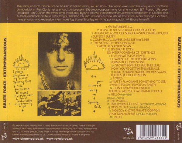 Brute Force – Extemporaneous - USED CD