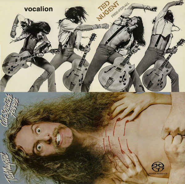 USED SACD - Ted Nugent – Free-For-All & Cat Scratch Fever