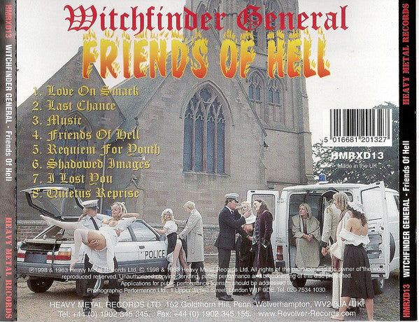 USED CD - Witchfinder General – Friends Of Hell