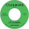 Aaron Frazer - It's a Shame b/w The Fool (NATURAL W/ GREEN SWIRL 7" VINYL) | Mint (M) Mint (M)