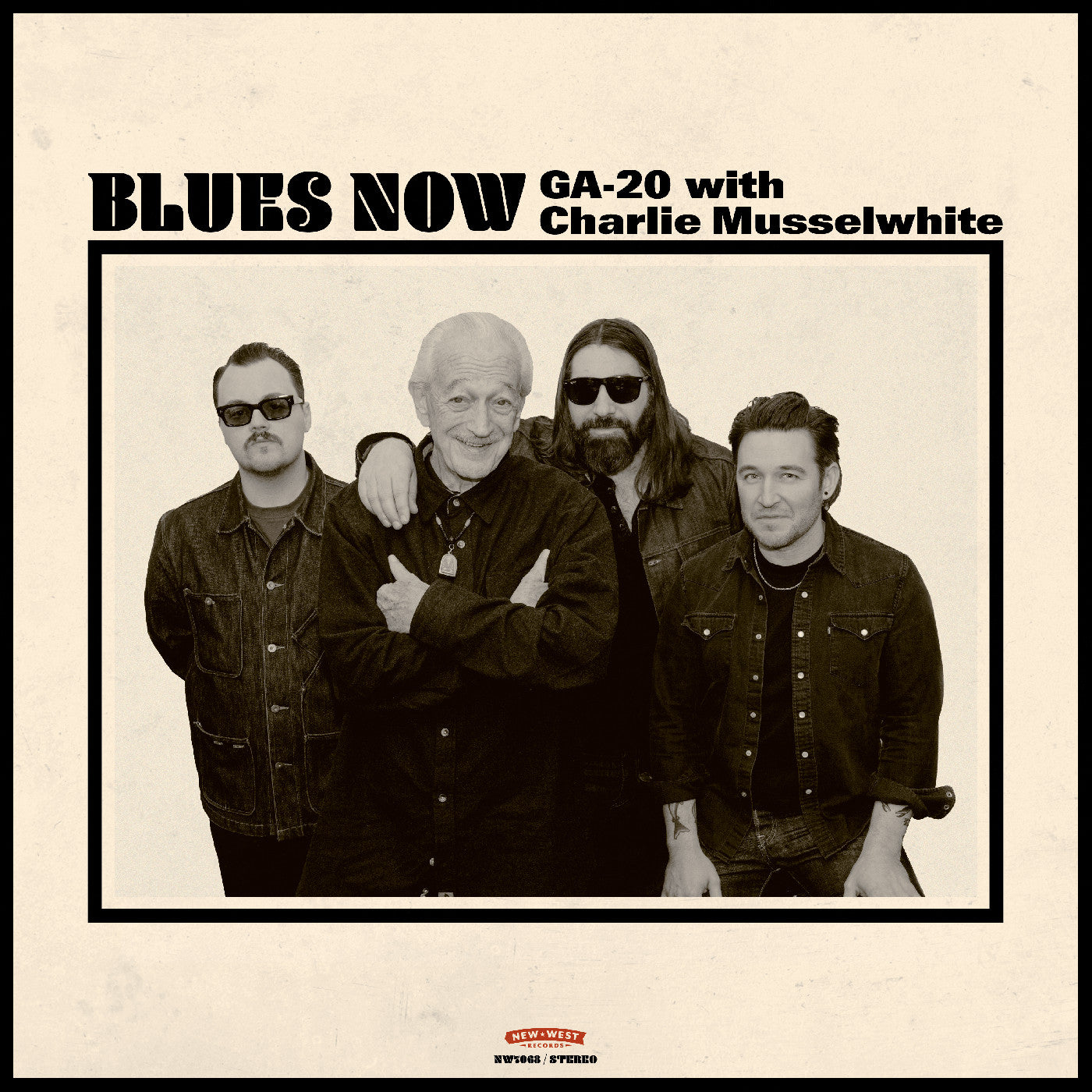 GA-20 with Charlie Musselwhite - BLUES NOW (IEX RED SPLATTER VINYL LP) | NEW