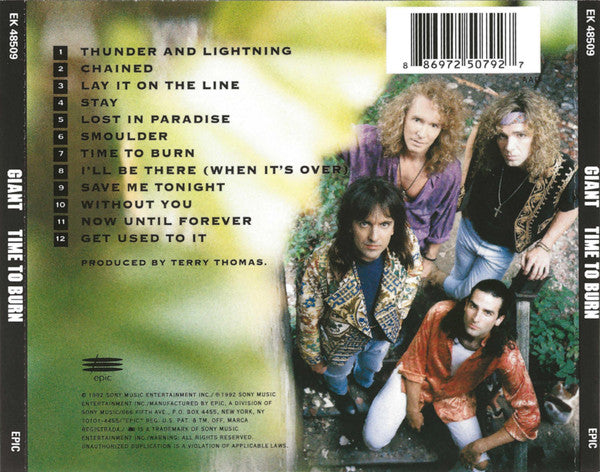 USED CD - Giant – Time To Burn