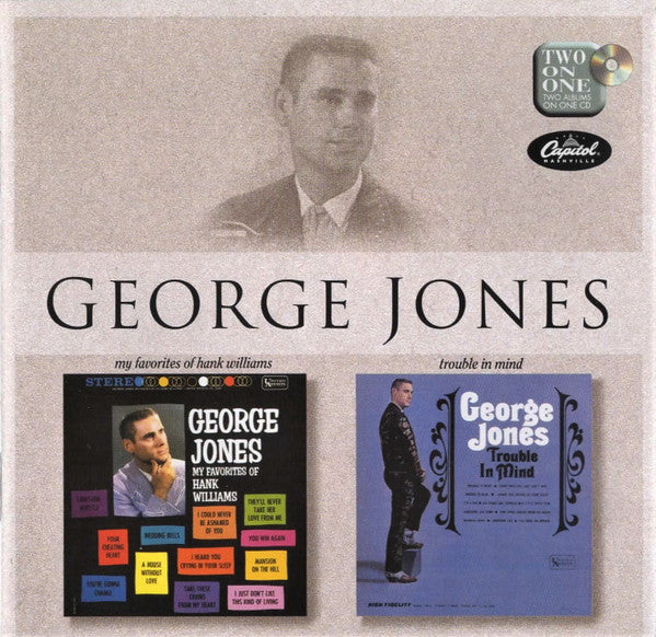 USED CD - George Jones – My Favorites Of Hank Williams / Trouble In Mind