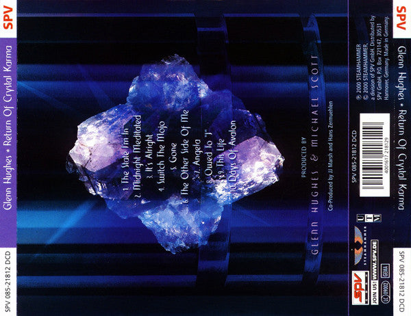 USED 2CD - Glenn Hughes – Return Of Crystal Karma