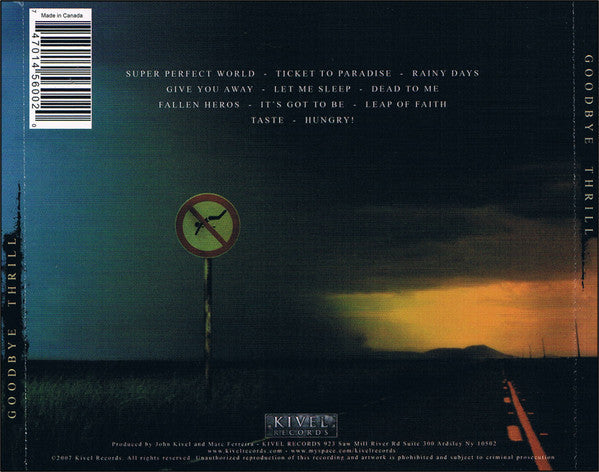 USED CD - Goodbye Thrill – Goodbye Thrill