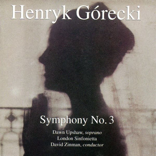 USED CD - Henryk Górecki / Dawn Upshaw, London Sinfonietta, David Zinman – Symphony No. 3