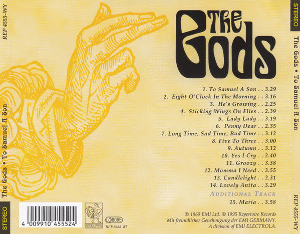USED CD - The Gods – To Samuel A Son