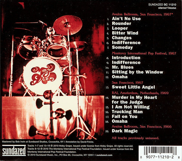 USED CD - Moby Grape – Live (Historic Live Moby Grape Performances 1966-1969)