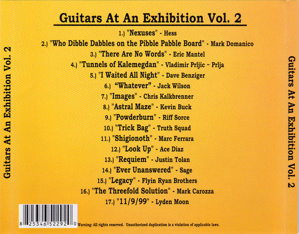 USED CD - Various – Guitars At An Exhibition - Volume 2