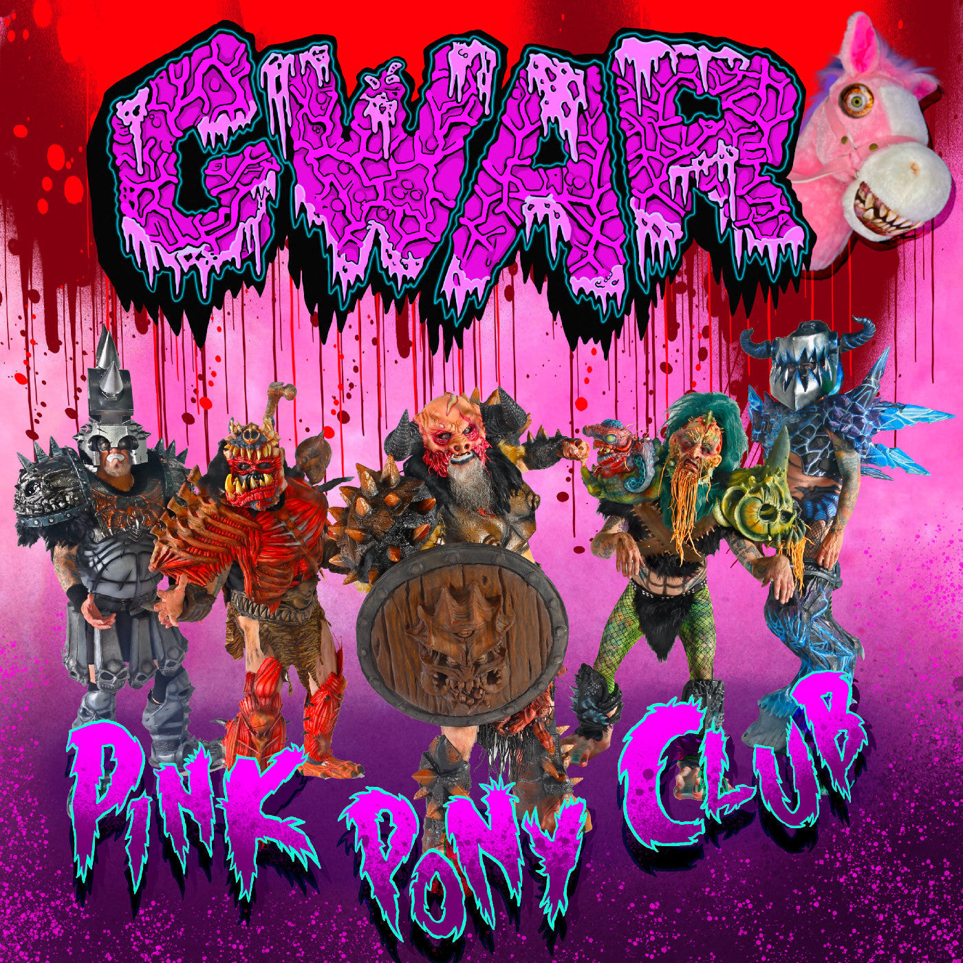 Gwar - Pink Pony Club 7" (180G 7" PINK VINYL) | NEW Mint (M) Mint (M)