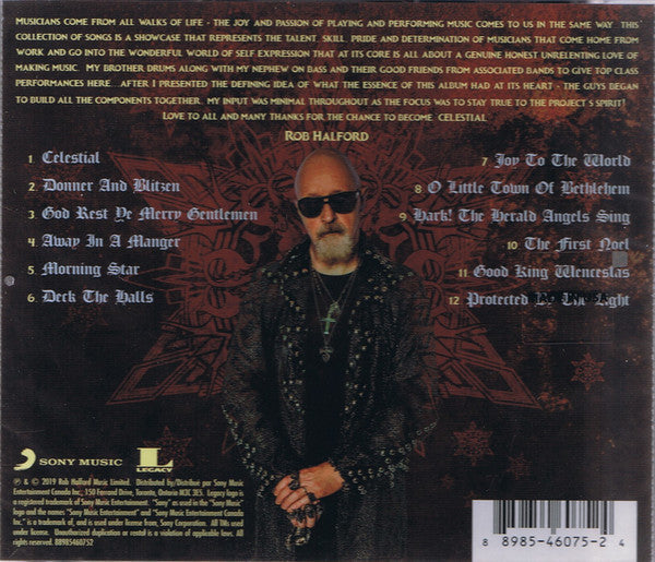 USED CD - Rob Halford With Family & Friends – Celestial