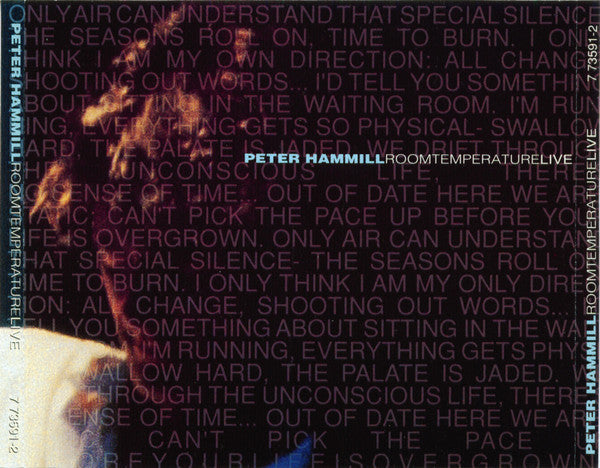 USED 2CD - Peter Hammill – Room Temperature Live