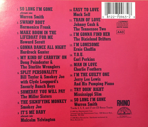 USED CD - Various – Memphis Ramble: A Sun Country Collection