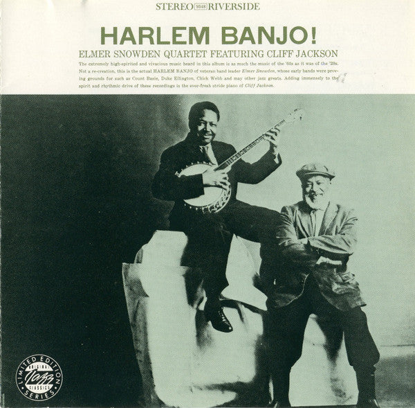 USED CD - The Elmer Snowden Quartet – Harlem Banjo!