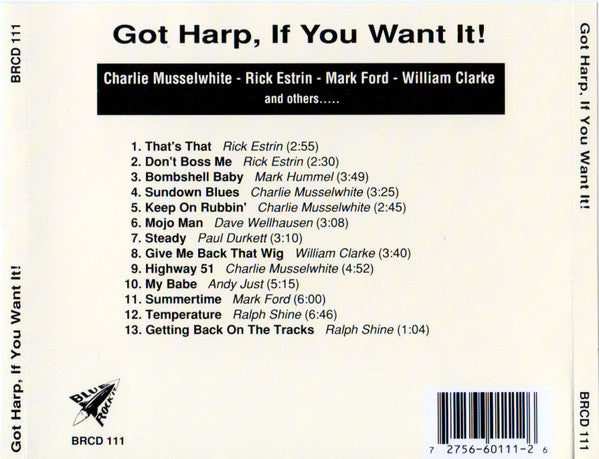 USED CD - Various – Got Harp, If You Want It!