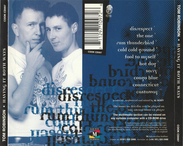 USED CD - Tom Robinson – Having It Both Ways