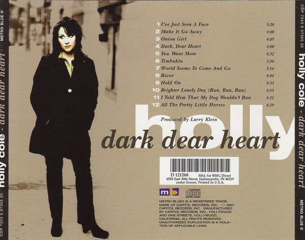 USED CD - Holly Cole – Dark Dear Heart