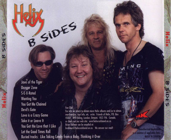 USED CD - Helix – B Sides