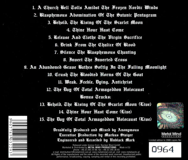 USED CD - Horde – Hellig Usvart
