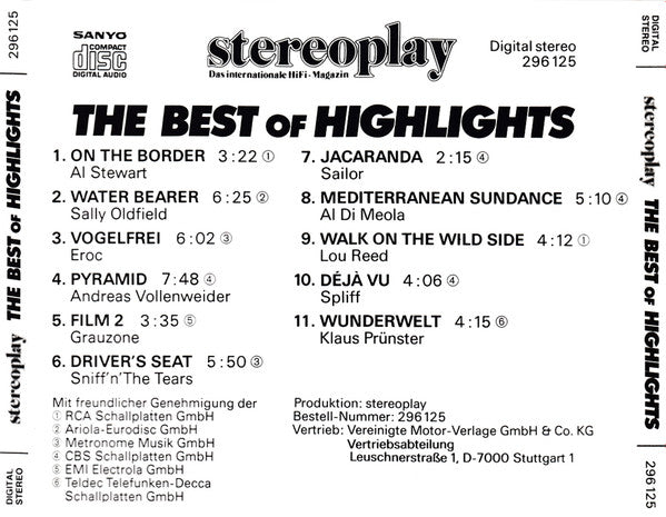 USED CD - Various – The Best Of Highlights