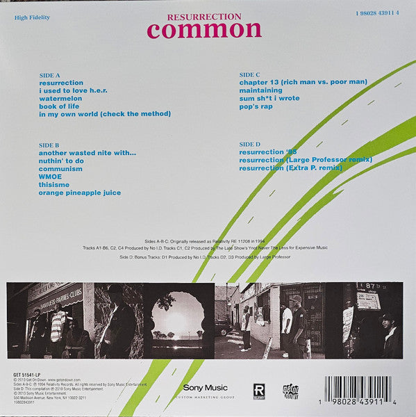 Common - Resurrection (2xCOLOR VINYL) | Mint (M) Mint (M)