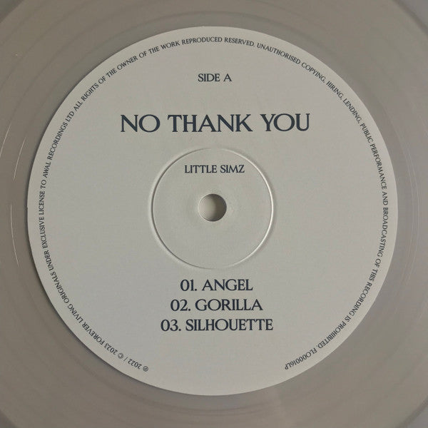 Little Simz - No Thank You (2xCLEAR VINYL) | Mint (M) Mint (M)