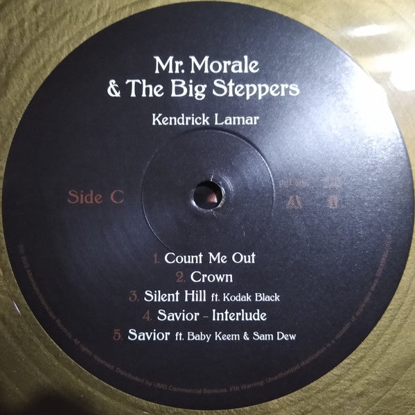 Kendrick Lamar - Mr. Morale & The Big Steppers *SEALED* (GOLD METALLIC 2xVINYL) | Mint (M) Mint (M)