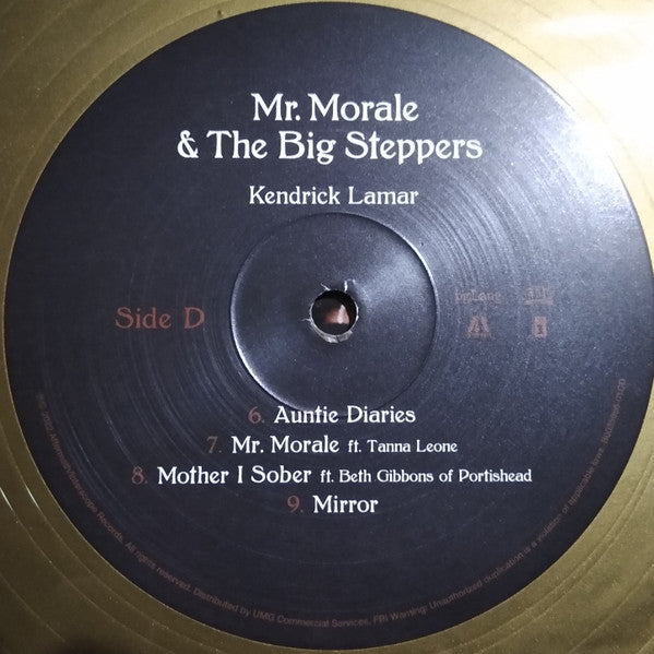 Kendrick Lamar - Mr. Morale & The Big Steppers *SEALED* (GOLD METALLIC 2xVINYL) | Mint (M) Mint (M)