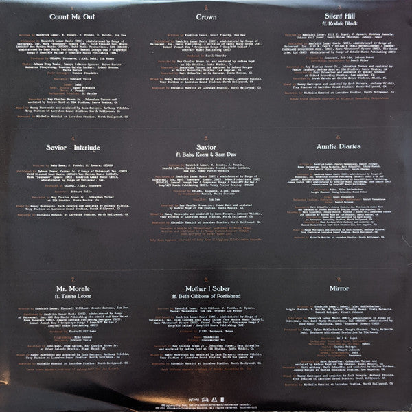Kendrick Lamar - Mr. Morale & The Big Steppers *SEALED* (GOLD METALLIC 2xVINYL) | Mint (M) Mint (M)