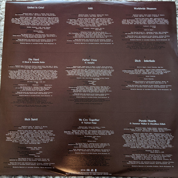 Kendrick Lamar - Mr. Morale & The Big Steppers *SEALED* (GOLD METALLIC 2xVINYL) | Mint (M) Mint (M)