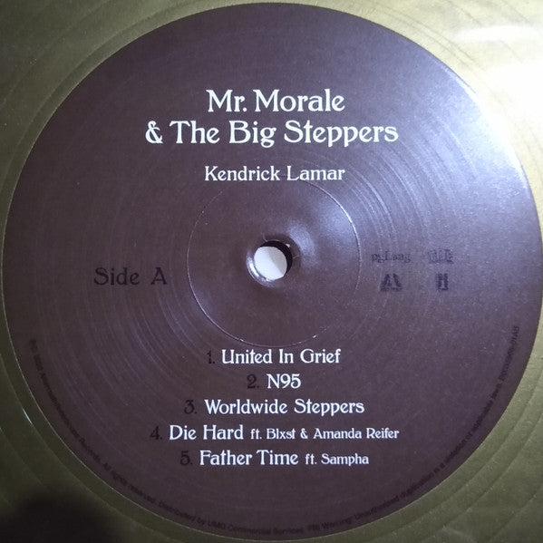 Kendrick Lamar - Mr. Morale & The Big Steppers *SEALED* (GOLD METALLIC 2xVINYL) | Mint (M) Mint (M)